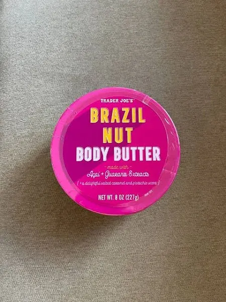 Trader Joe&#039;s Brazil Nut Body Butter - 8oz. Brand New Sealed Package 