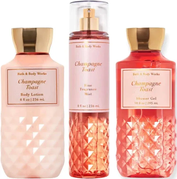 Bath and Body Works Champagne Toast Daily Trio