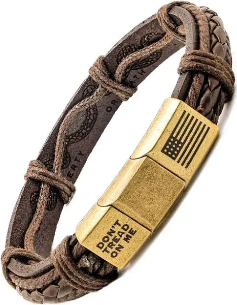 Men's iHeartDogs Hero Company Leather Bracelet for