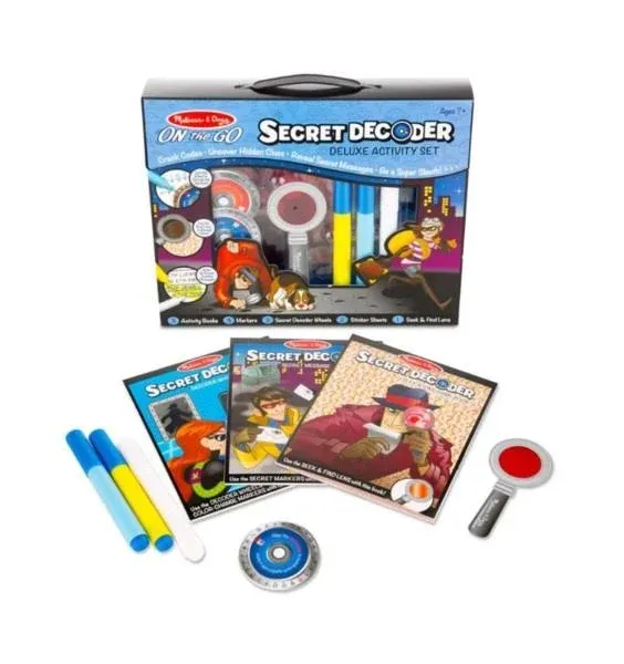 Melissa & Doug On the Go Secret Decoder Deluxe Activity Set