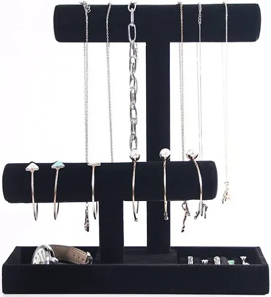 Coward 2 Tier Necklace Bracelet Holder Organizer