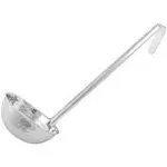 Winco 1-Piece Ladle, Stainless Steel , 12 oz