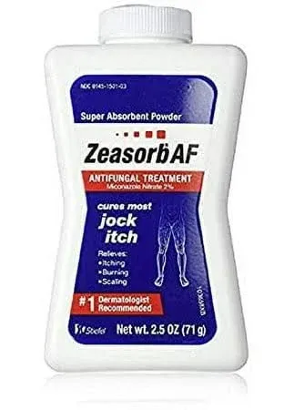 Zeasorb Antifungal Treatment Powder Jock Itch 2.5 Ounce Pack of 2