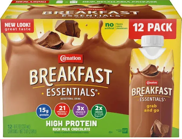 Carnation Breakfast Essentials High Protein Chocolate Drink