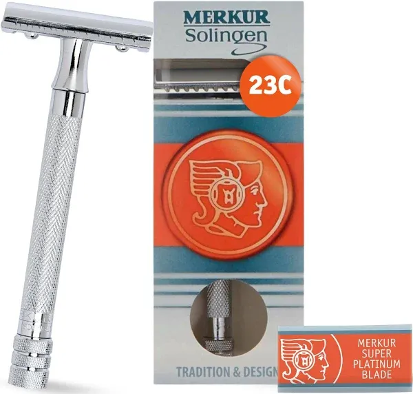 Merkur 23c Long Handle Safety Razor