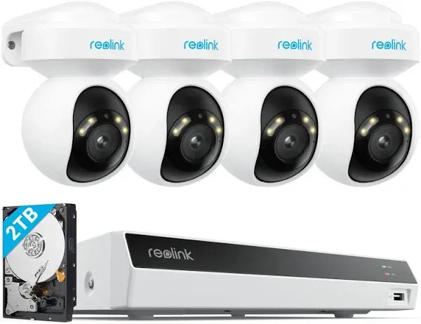 Reolink RLK8-800PT4 PoE PT Outdoor Surveillance System