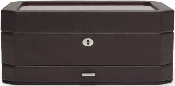 Wolf Windsor 10 Piece Watch Box with Drawer