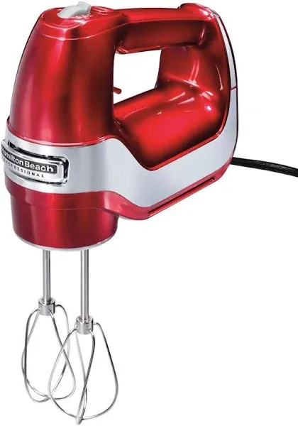 Hamilton Beach Professional 5-Speed Hand Mixer - Red