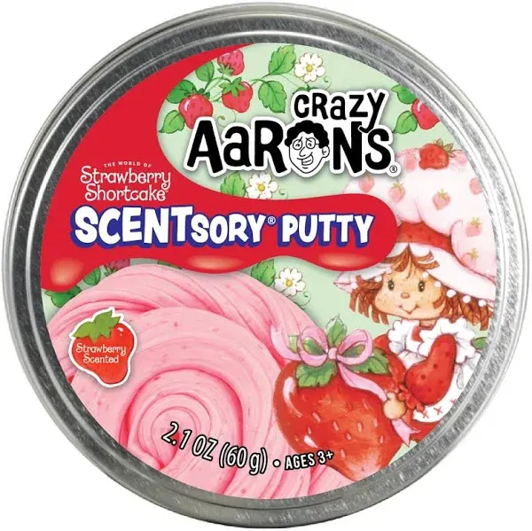 Crazy Aaron's Strawberry Shortcake Scentsory Putty