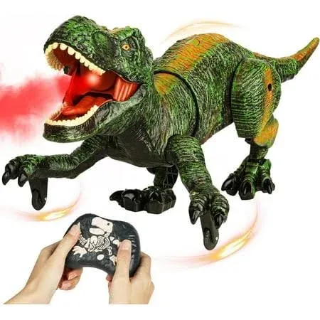 TALGIC Remote Control Dinosaur for Boys 4-7 Robot Dinosaur Toys for Kids 5-7 ...