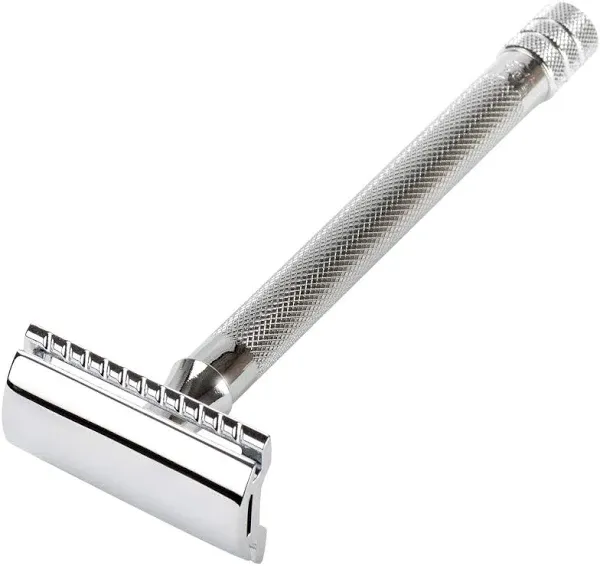 Merkur 24C Extra-Long Handle Double Edge Safety Razor