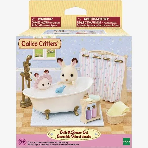 Calico Critters Bath & Shower Set