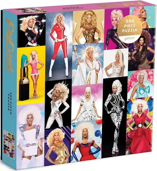 Galison RuPaul's Drag Race 500 Piece Puzzle