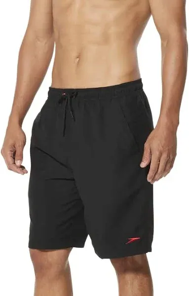 Speedo Men's Swim Trunk Knee Length Volley Comfort Liner Solid