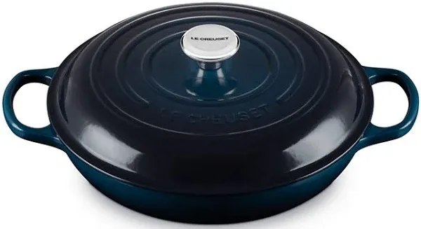 Le Creuset 5-Quart Signature Cast Iron Braiser - Caribbean