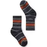 Smartwool Kids ' Hike Light Cushion Striped Crew Socks - Deep Navy