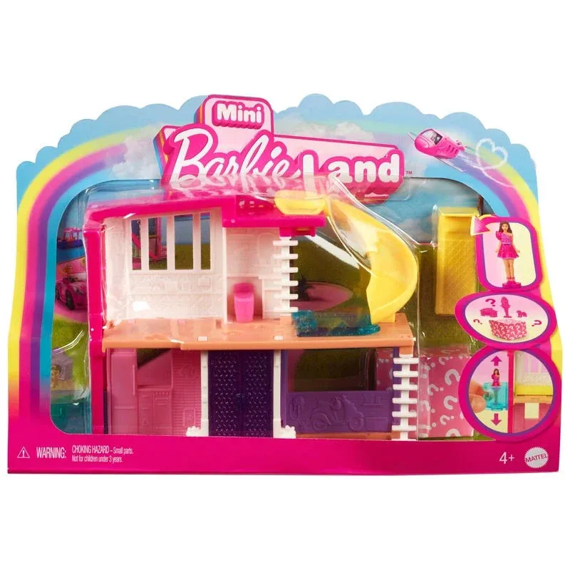 Barbie Mini BarbieLand Doll House Playsets with 1.5-inch Doll, (Styles May Vary), Multicolor