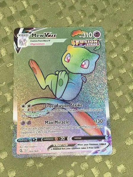 Mew VMAX: Fusion Strike Secret Rare