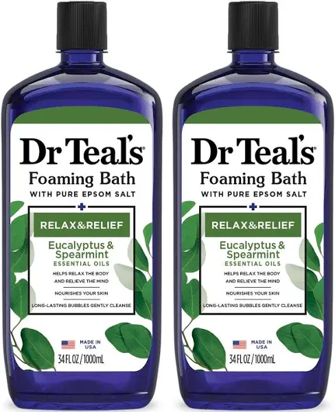 Dr Teal's Foaming Bath with Eucalyptus & Spearmint