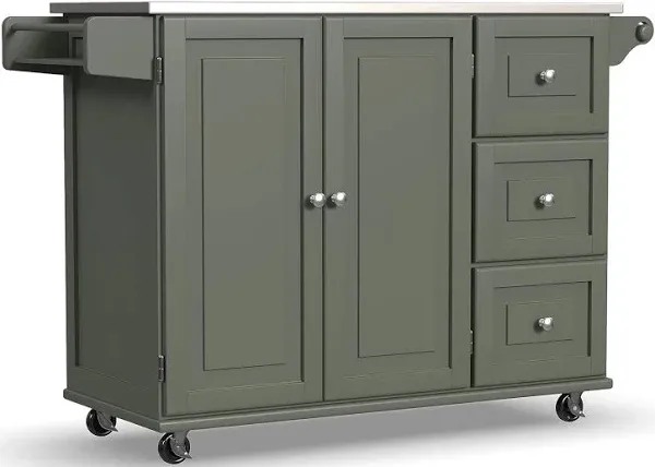 Homestyles Mobile Kitchen Island Cart