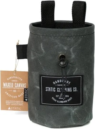 Static Waxed Canvas Chalk Bag