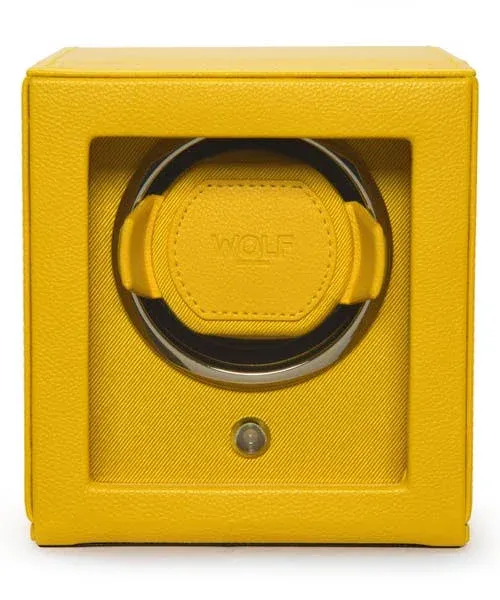 Wolf Cub Single Watch Winder with Cover