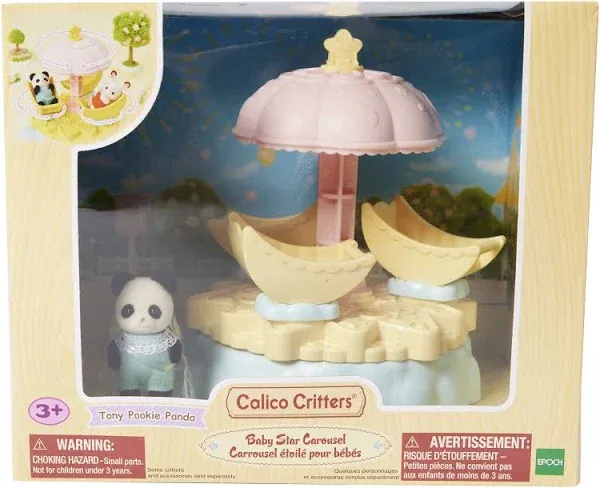 Calico Critters Baby Star Carousel, Dollhouse Playset with Collectible Doll Figure by Epoch Everlasting Play | Barnes & Noble®