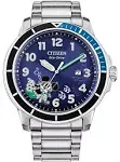 Citizen Mickey Water Sport Eco-Drive Blue Dial Men`s Watch AW1529-81W