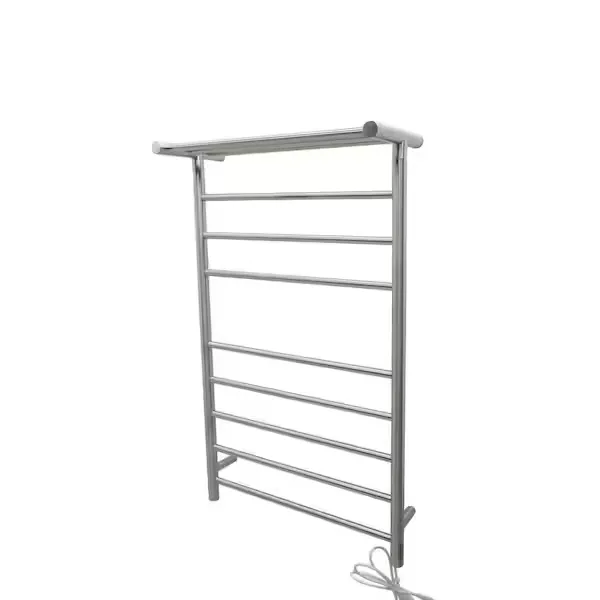 ANZZI Eve 8-Bar Stainless Steel Wall Mounted Towel Warmer