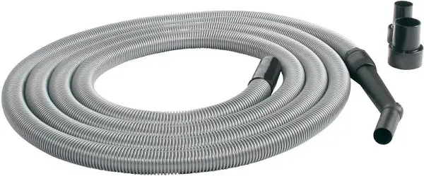 Cen-Tec Systems 30 Ft. Premium Shop Vacuum Extension Hose with 2 tank adapters and 1.25" curved end