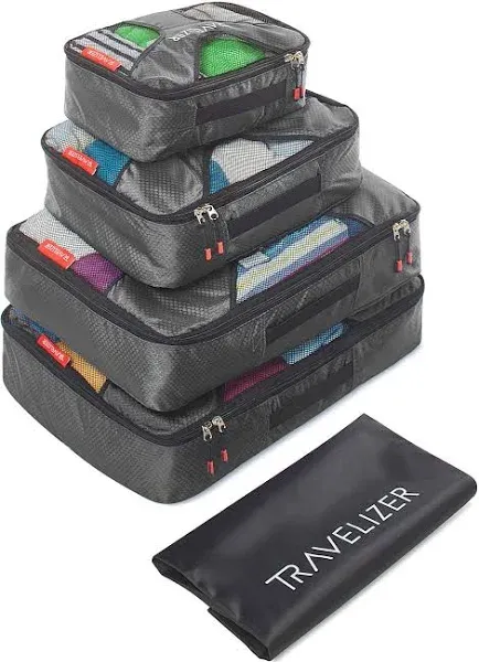 Travelizer Travel Packing Cubes Luggage Organizer Set