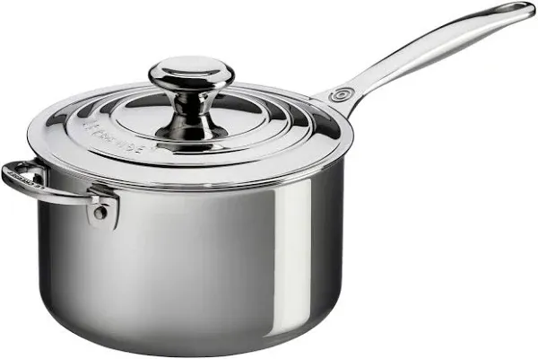 Le Creuset Stainless Steel Saute Pan with Lid