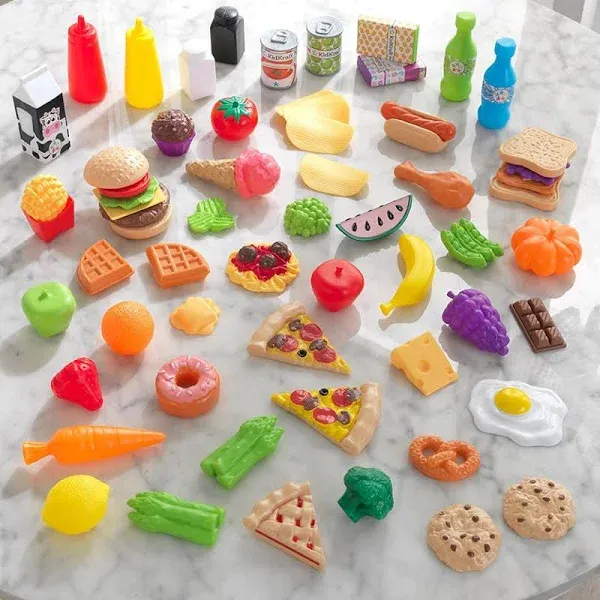 Kidkraft 65-Piece Play Food Set