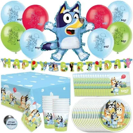 Unique Bluey Birthday Party Supplies | Bluey Party Supplies | Bluey Birthday Dec