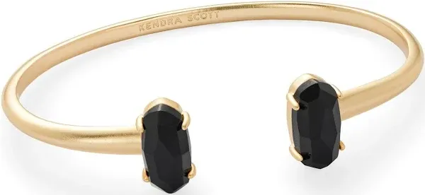 Kendra Scott - Elton Gold Cuff Bracelet - Black