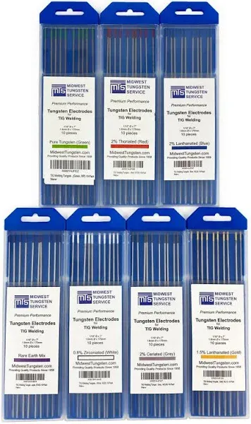 TIG Welding Electrodes 10-Pack