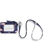 🦩Vera Bradley ZIP ID Lanyard Wallet Set - Flamingo Party - NWT 🦩