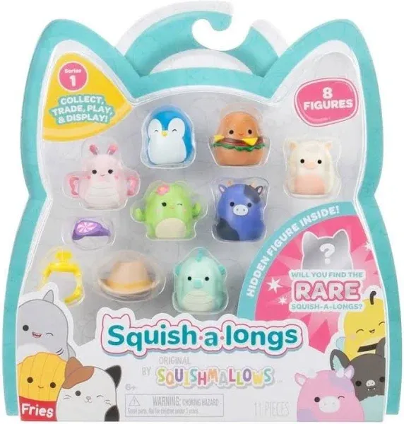 Squishmallows Squish-A-Longs 8 Pack (Puff)