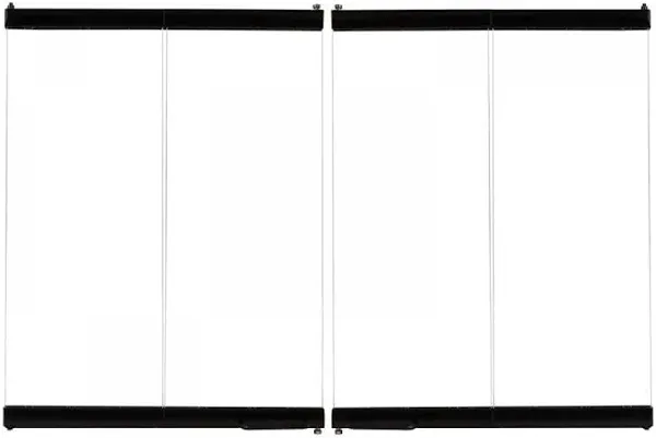 Superior BD36 36" Black Standard Bi-Fold Glass Door for BRT4336, BRT4536 and WRT/WCT3036 Fireplaces