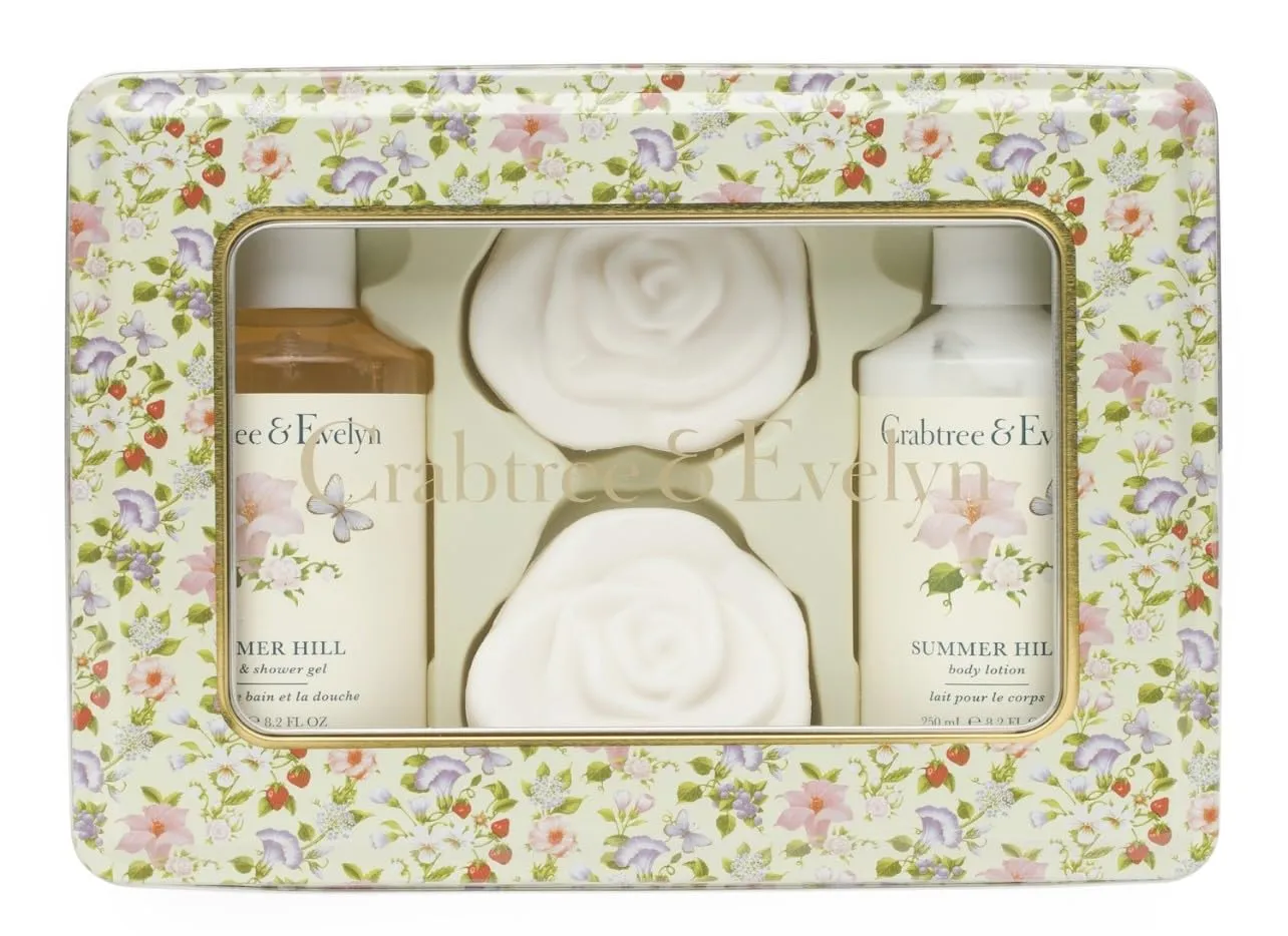 Crabtree & Evelyn Summer Hill Bath Set