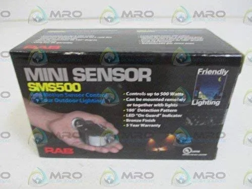  SMS500 Mini Sensor, 180 Degrees Detection Pattern, 500W Power, 120V, Bronze 