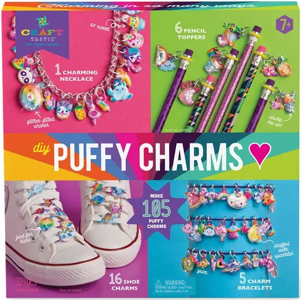 Craft-tastic DIY Puffy Charms