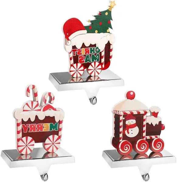 Alupssuc 3 Pcs Christmas Stocking Holders