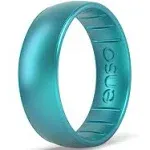 Enso Rings Classic Elements Series Silicone Ring - Peacock Quartz - 8