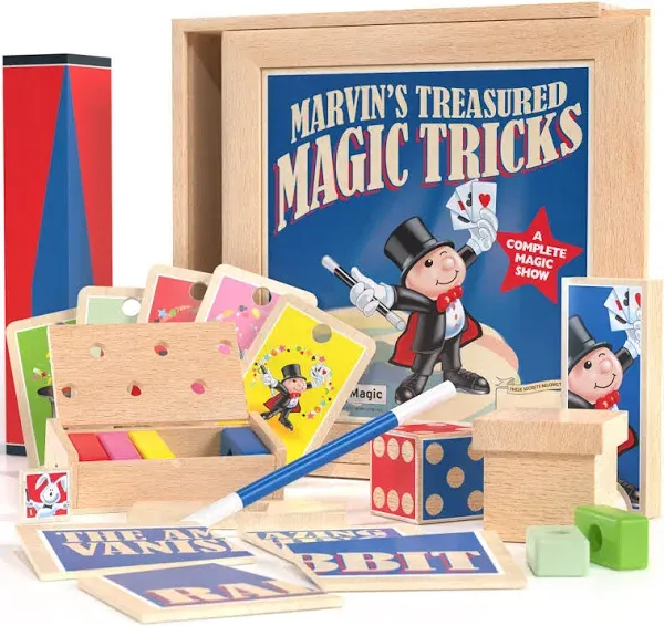 Marvin's Treasured Magic Tricks (Wooden Set)