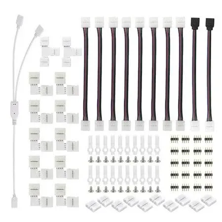 LED Strip Connector Kit for 5050 10mm 4Pin