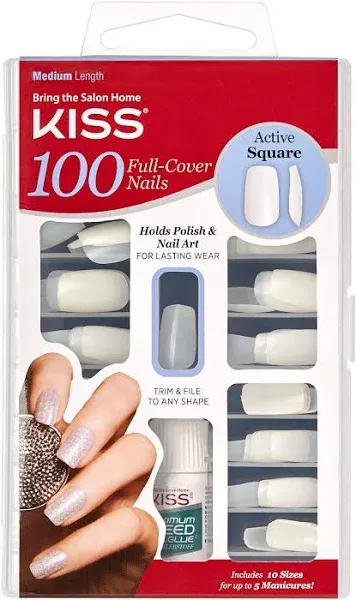 KISS 100 Full-Cover Nails