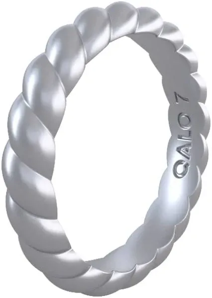 Metallic Twist Silicone Ring