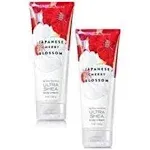 2~Bath and Body Works JAPANESE CHERRY BLOSSOM Ultra Shea Body Cream ~ 8 fl.oz.