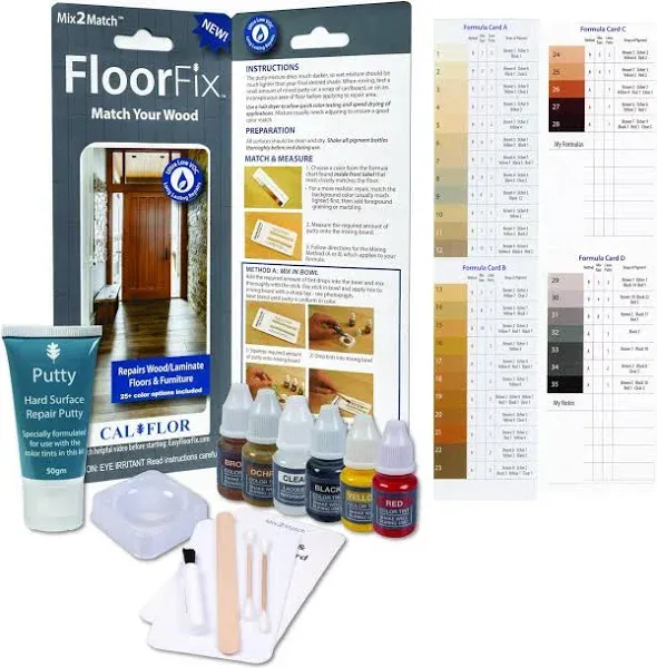 CalFlor Mix2Match FloorFix Wood and Laminate Floor Repair Kit